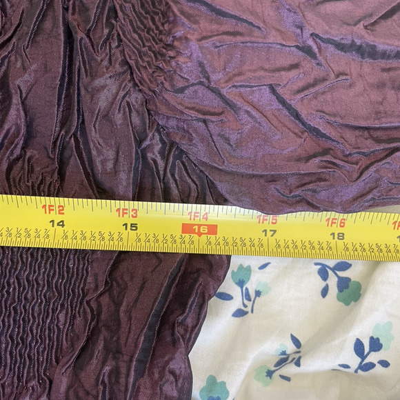 Y2K Purple Crinkle Textured Blazer Jacket Fairycore Cottagecore Festival Rave M - Picture 7 of 8